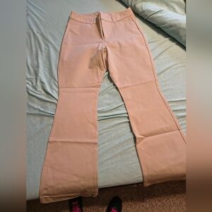 Old Navy Taupe Pixie Flare High-Rise Pants